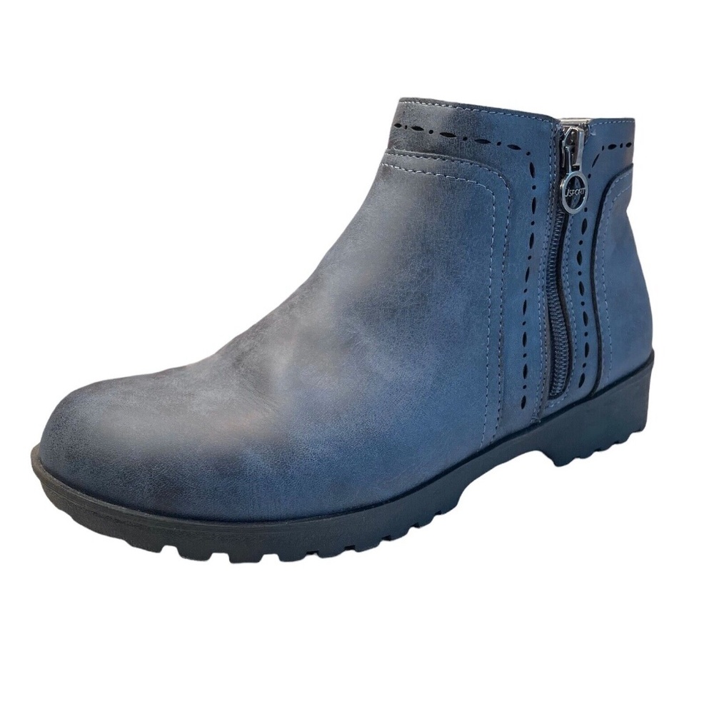 JJambu J Sport Jenna Double Zip Ankle Boots Womens‎ Size 11 Blue